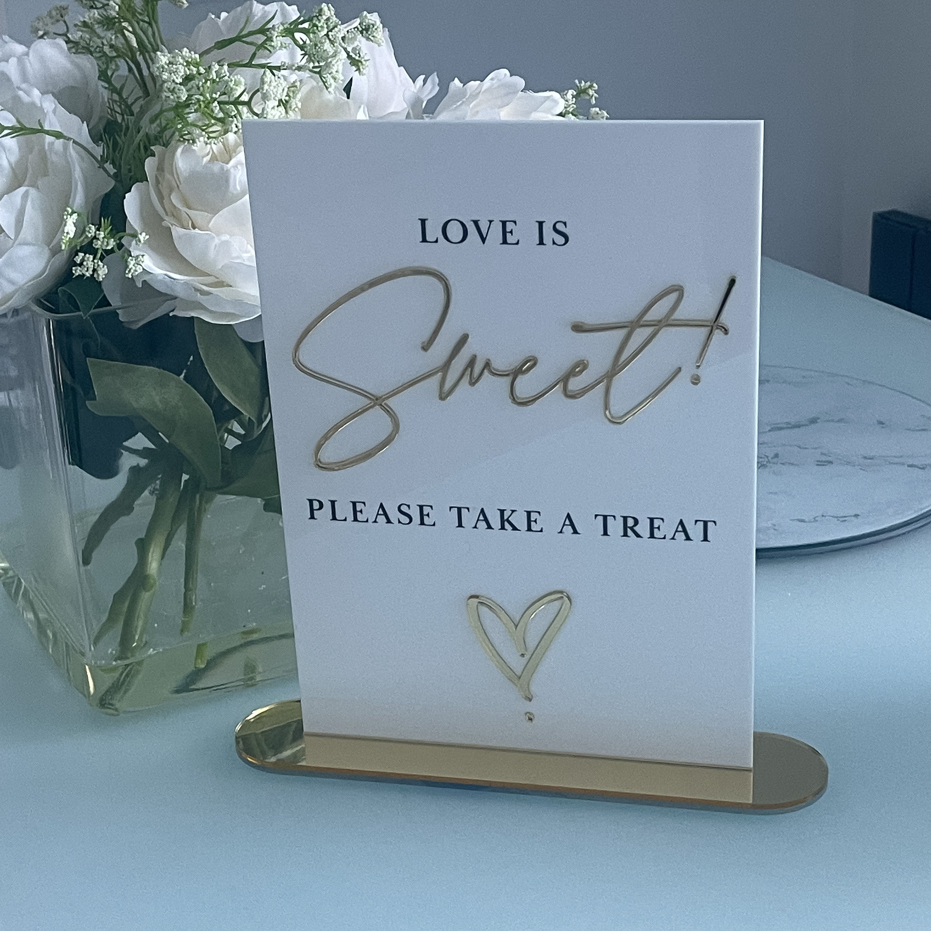 Wedding Sweet Trolley Sign
