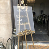 Luxury Frosted Acrylic Personalised Welcome Sign
