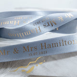 Mr & Mrs Personalised Wedding Ribbon