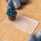 Christmas Wedding Name Setting