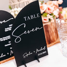 Black & White Wedding Table Décor