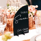Black & White Personalised Table Numbers