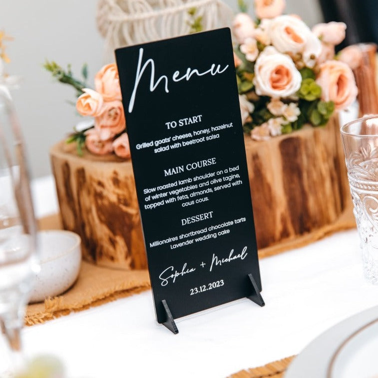 Black & White Wedding Décor