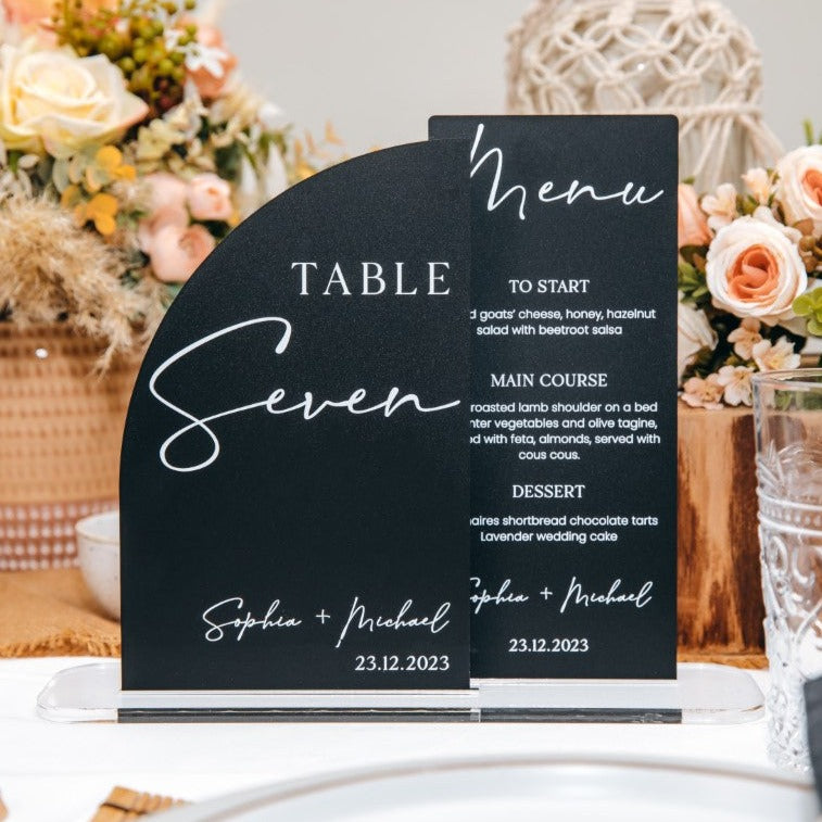 Black & White Wedding Décor