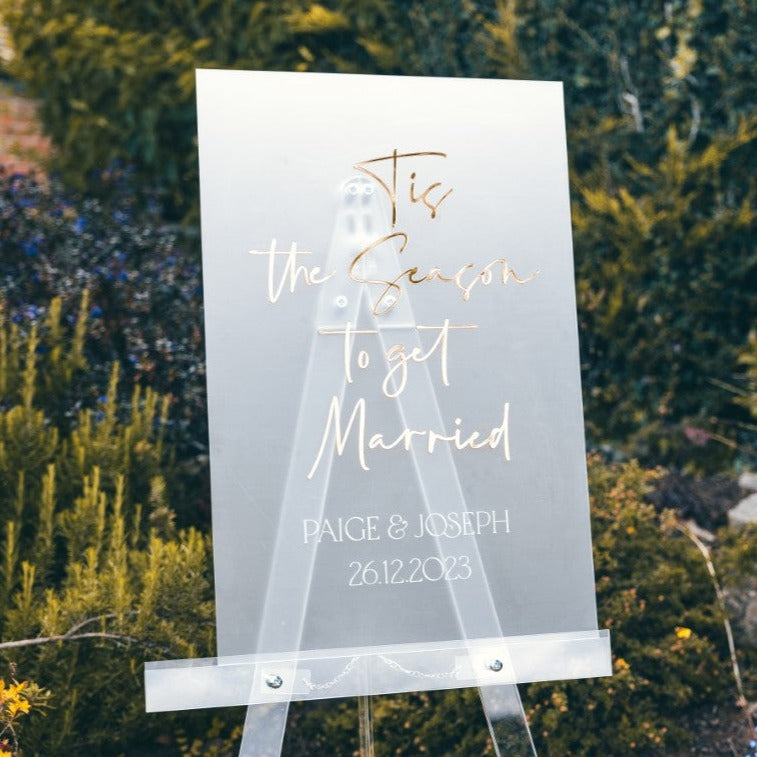 Luxury Wedding Welcome Signs