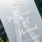 Festive Wedding Welcome Sign