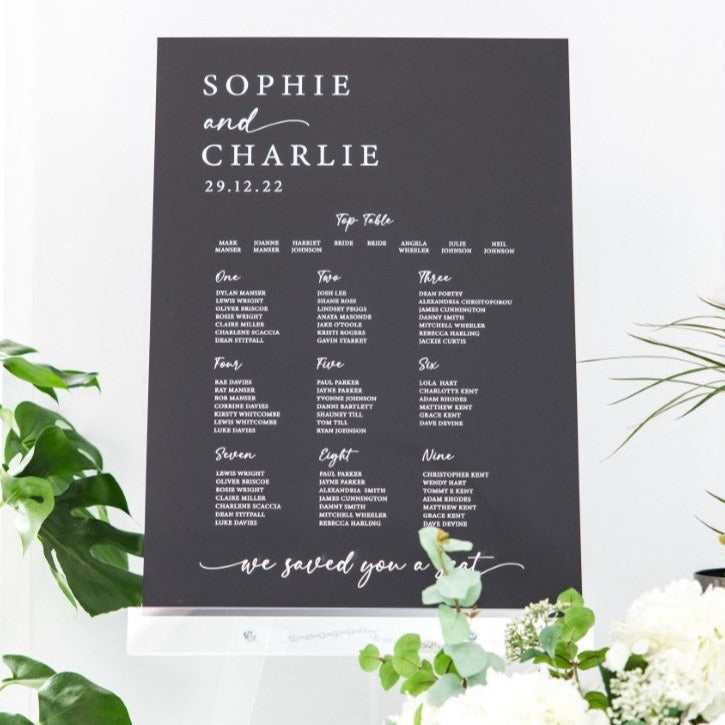 Black & White Wedding Décor