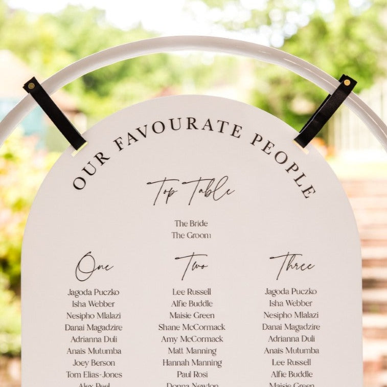 Black & White Wedding Décor