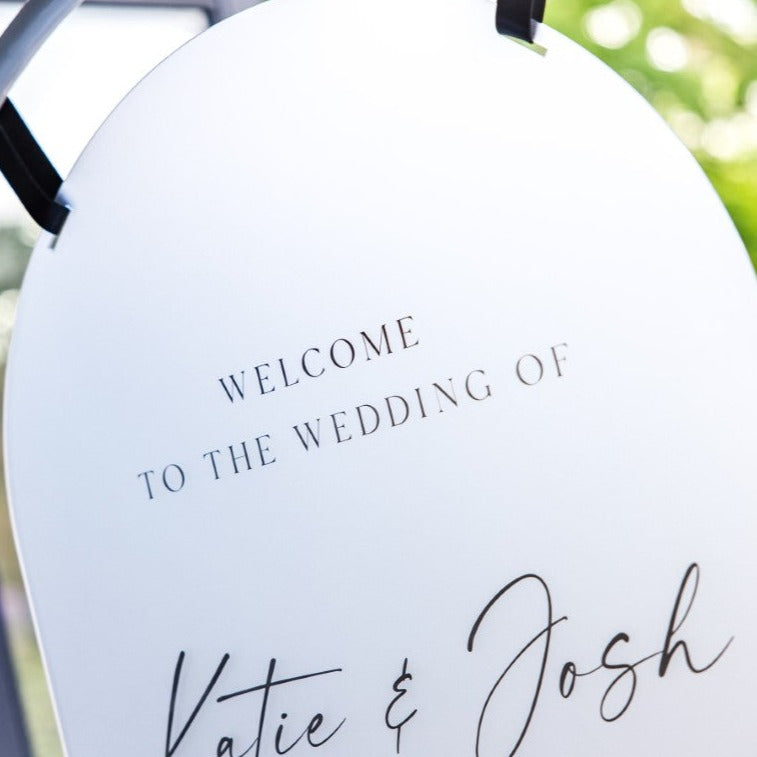 Large Luxury Wedding Signs