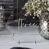 Clear Acrylic Table Number