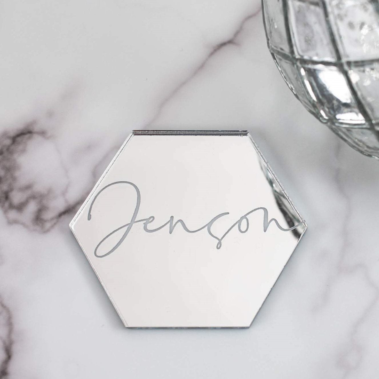 Mirror Place Names Hexagon