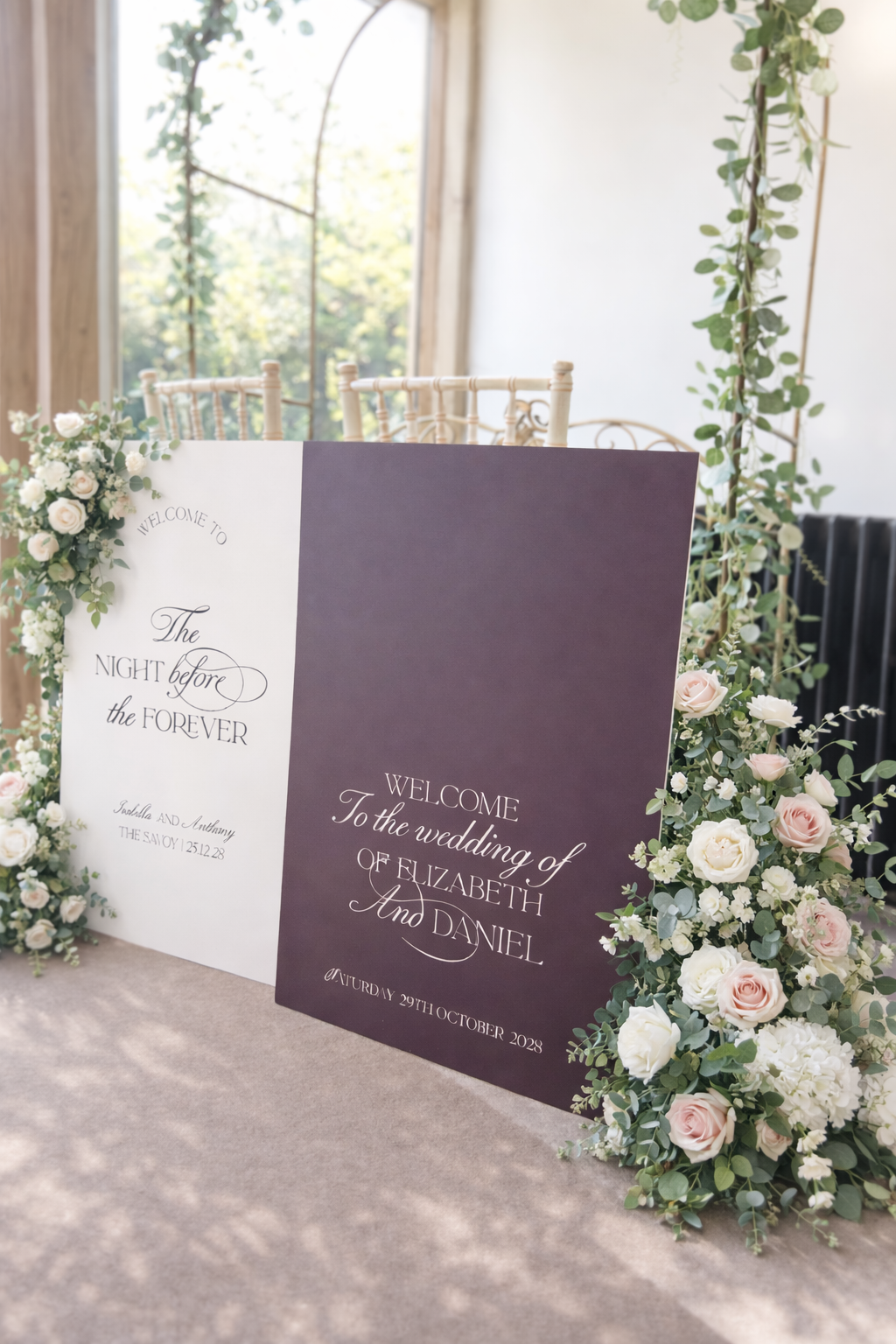 Modern Elegant Wedding Signage: Simple, Timeless Designs for a Luxury Wedding Look