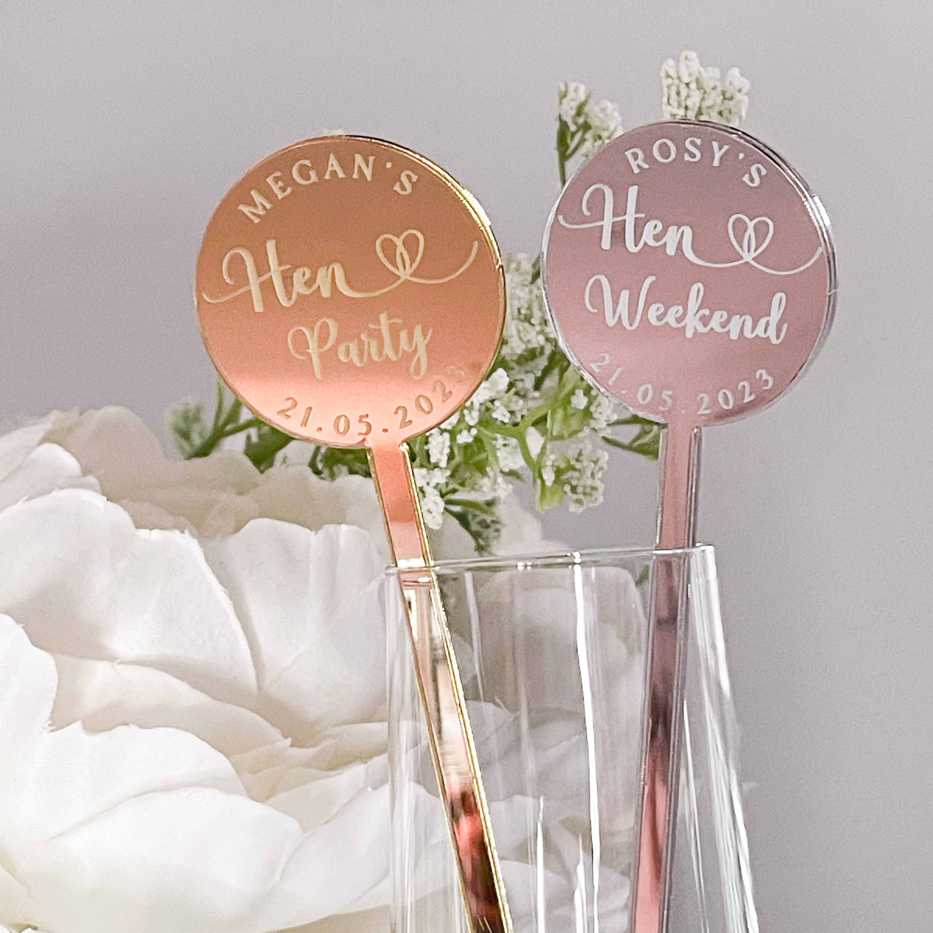 Engraved Hen Party Accessories