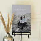 Couples Portrait Wedding Welcome Sign