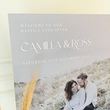 Foamex Wedding Welcome Sign With Picture