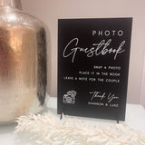 Photo Wedding Guest Book Sign