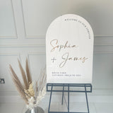 Ornate Wedding Welcome Sign