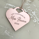 Bride To Be Christmas Bauble