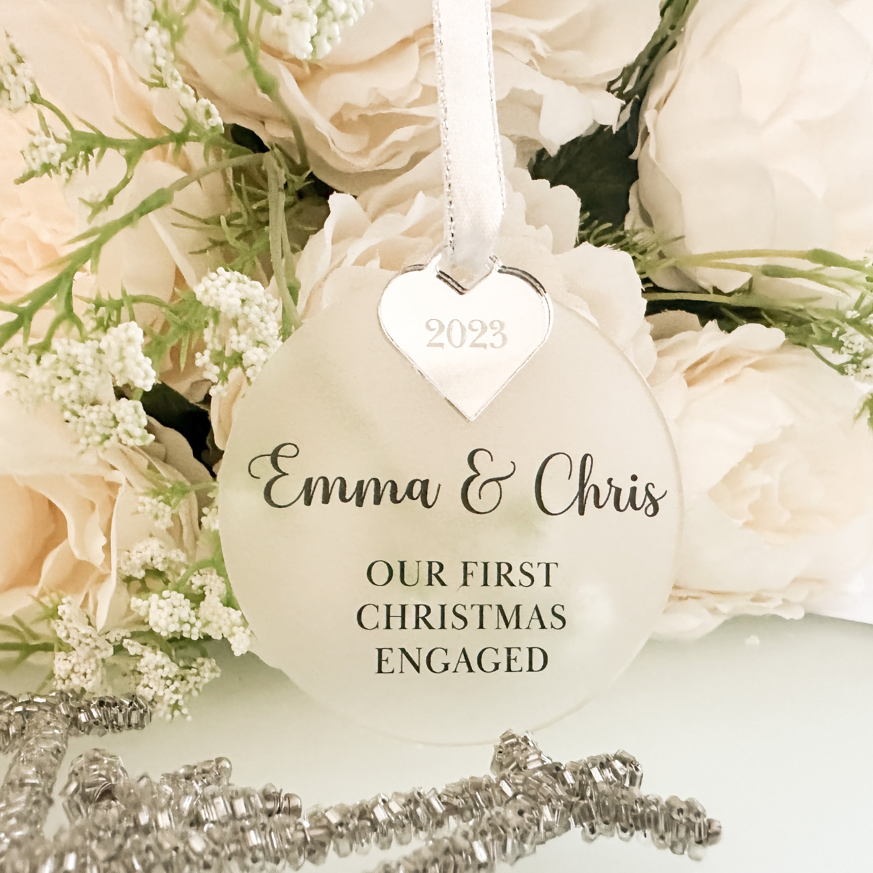 Engagement Personalised Bauble