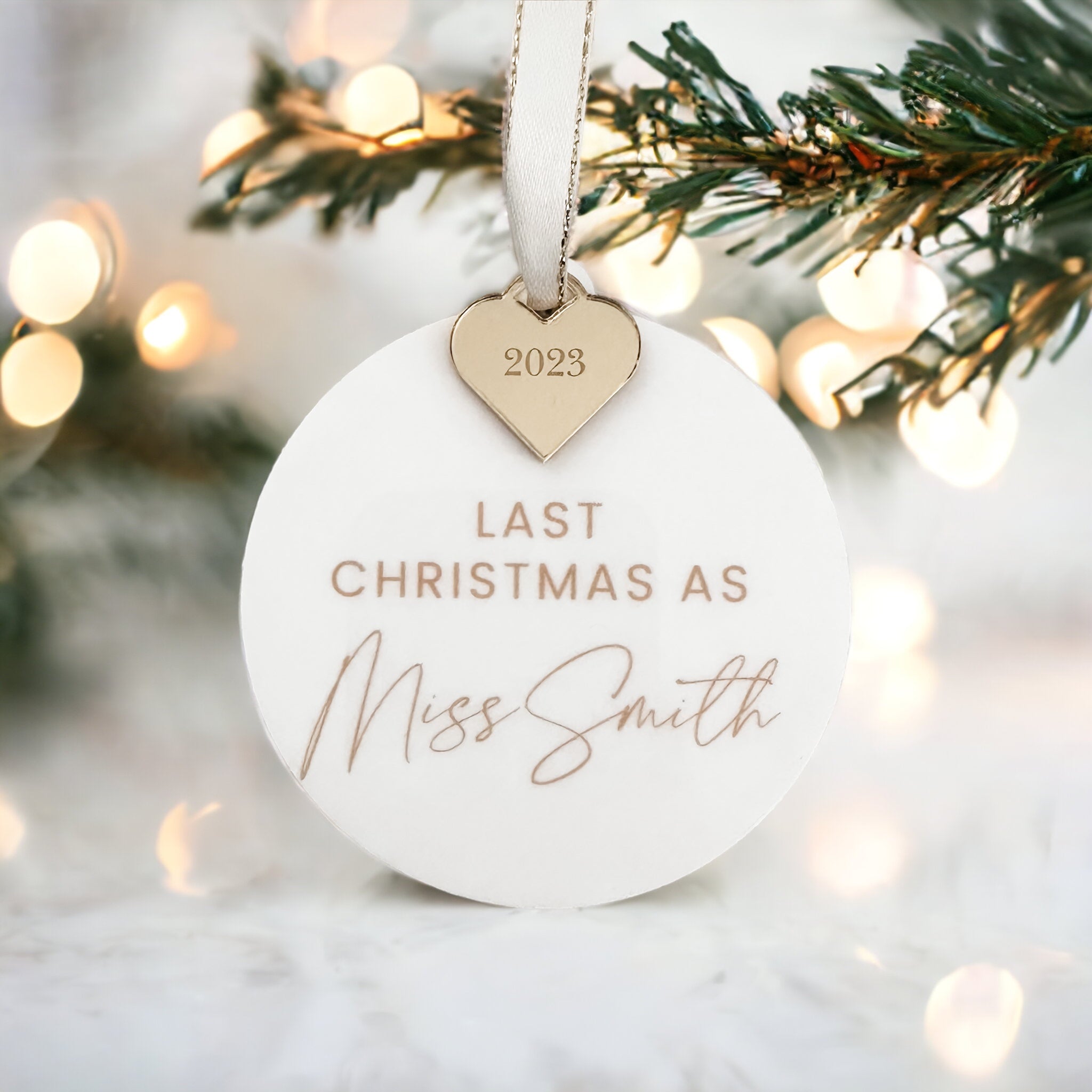 Last Christmas As A Miss Bauble