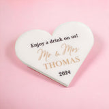 Personalised Wedding Favours - Drinks Tokens
