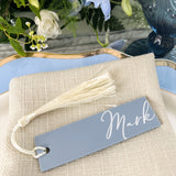 Baby Blue Wedding Place Cards