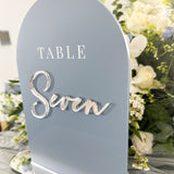 Dome Top Event Table Numbers