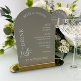 Personalised Wedding Bar Sign 