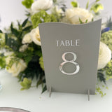 Sage Green Luxury Wedding Table Numbers