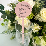 Luxury Nude Wedding Personalised Bar Accessories 