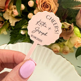 Luxury Nude Wedding Drinks Stirrers