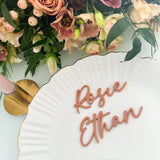 Terracotta Wedding Place Cards 