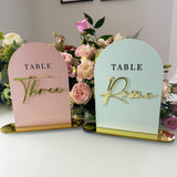 Luxury Wedding Table Numbers