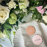 Terracotta Wedding Place Cards