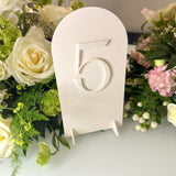 Ivory Wedding Table Numbers