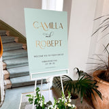A1 Personalised Wedding Welcome Signage