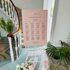 Nude Wedding Table Plan