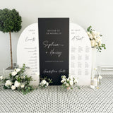 Personalised Wedding Reception Signage