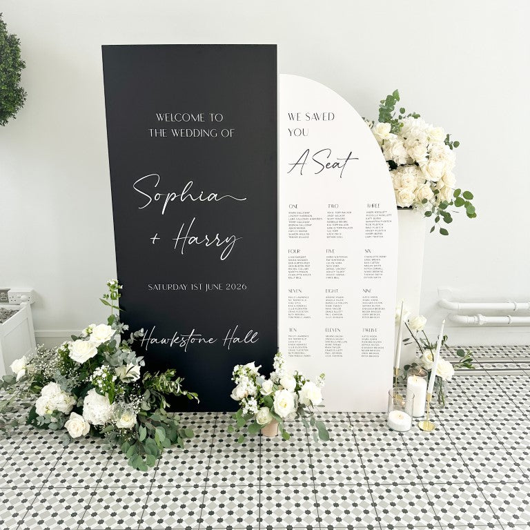 Personalised Wedding Sign Package