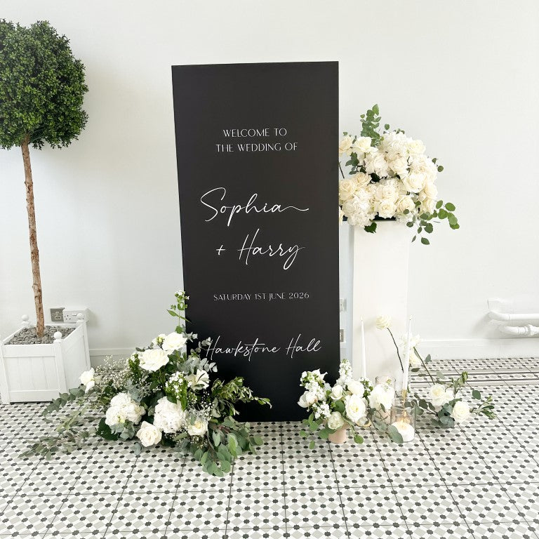 Extra Large Wedding Signage