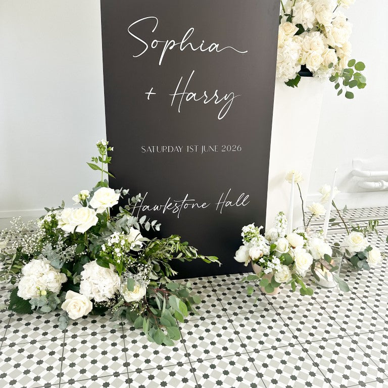 Bespoke Wedding Welcome Sign