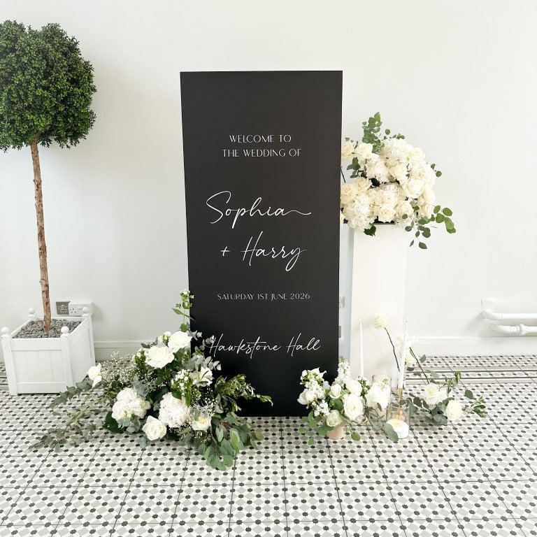 Any Colour Luxury Wedding Welcome Signs