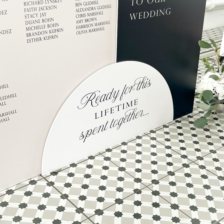 Seating Planner & Wedding Welcome Sign Pack