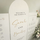 Personalised Wedding Sign Trio Pack