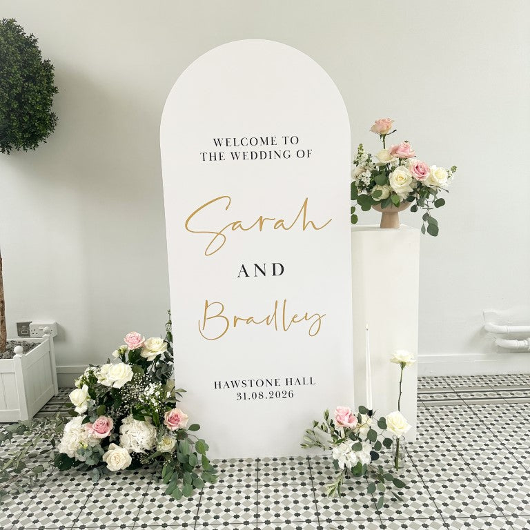 Bespoke Wedding Welcome Sign