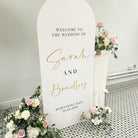 Simple Wedding Welcome Sign