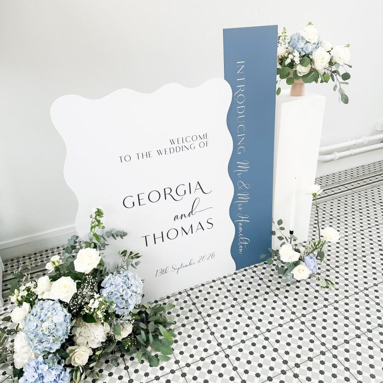 Personalised Wedding Reception Welcome Sign