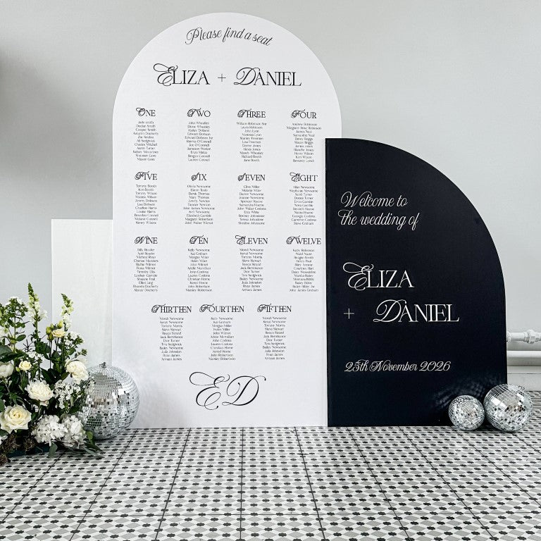 Personalised Wedding Sign Duo Bundle