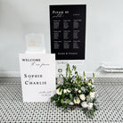 Double Sided Foam Board Wedding Welcome Sign & Table Plan Duo