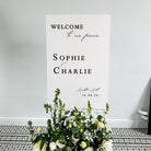 Simple Wedding Welcome Sign